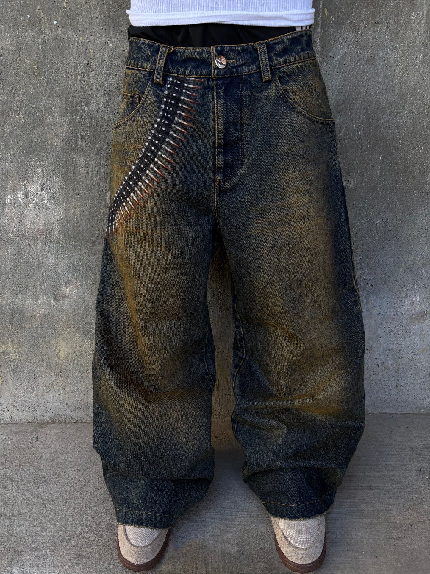MUDWASH “TACTICAL” JEANS (PRE-MADE)