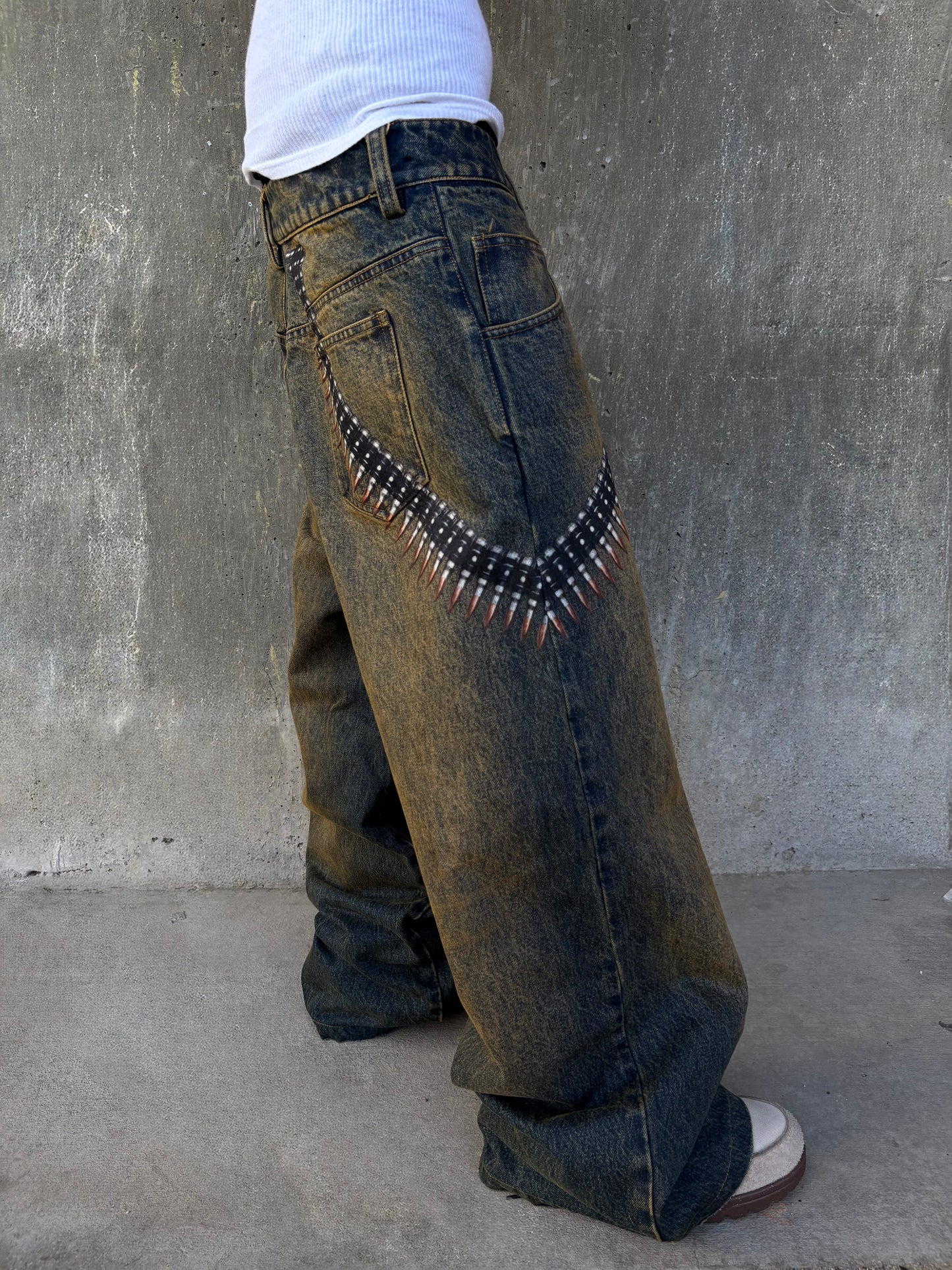 MUDWASH “TACTICAL” JEANS (PRE-MADE)