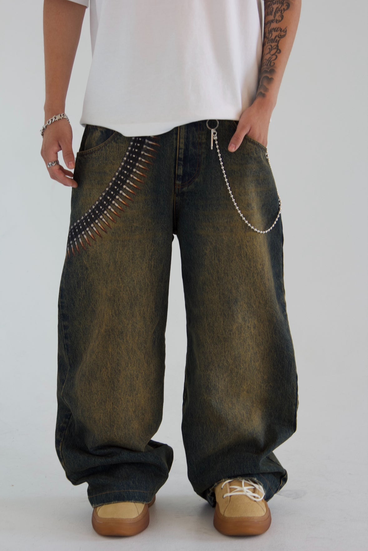 MUDWASH “TACTICAL” JEANS (PRE-MADE)